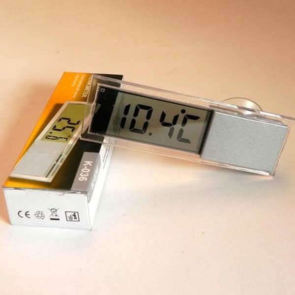 Car Thermometer Osculum Type LCD Vehicle-mounted Digital Thermometer by DailySale