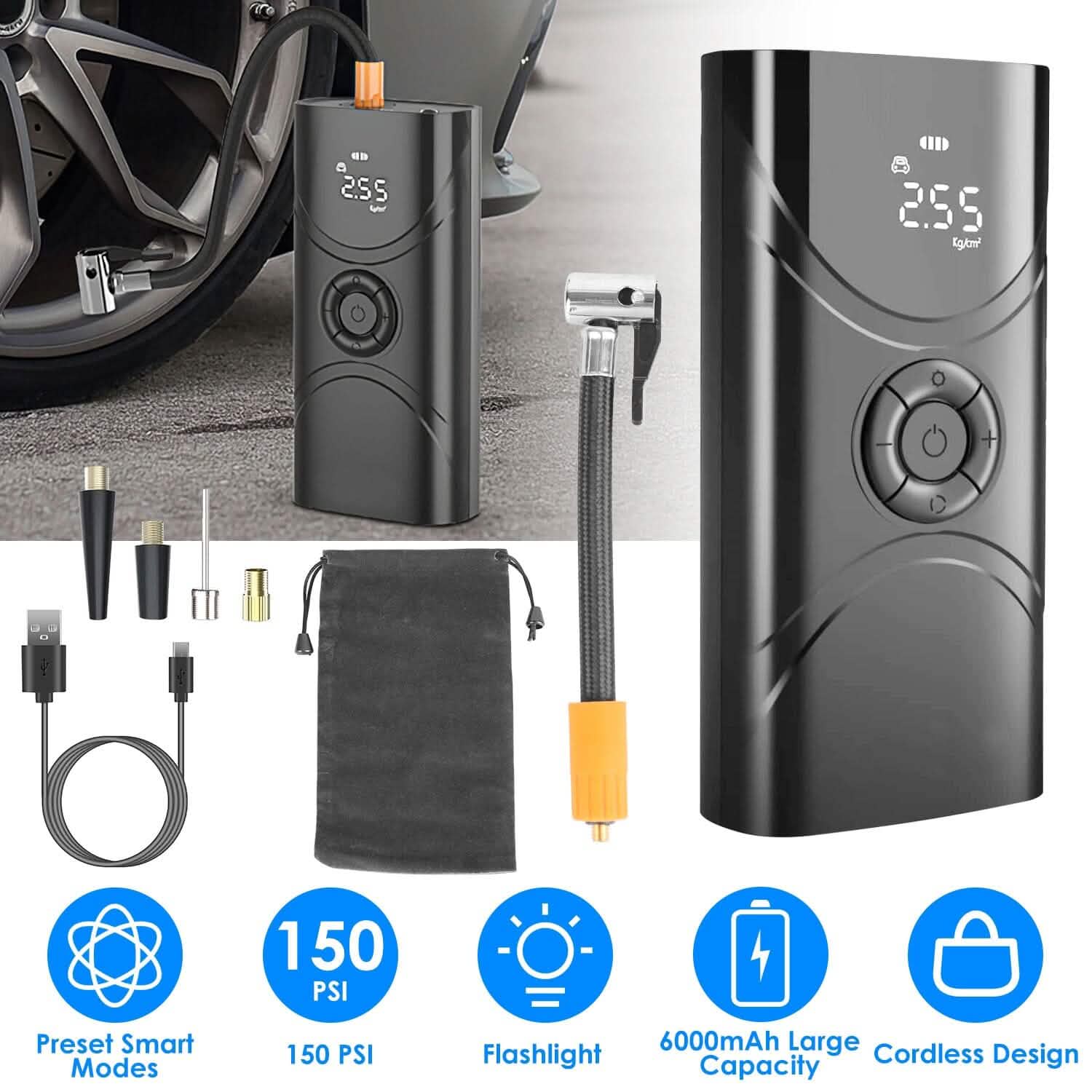 Car Tire Inflator Pump by DailySale