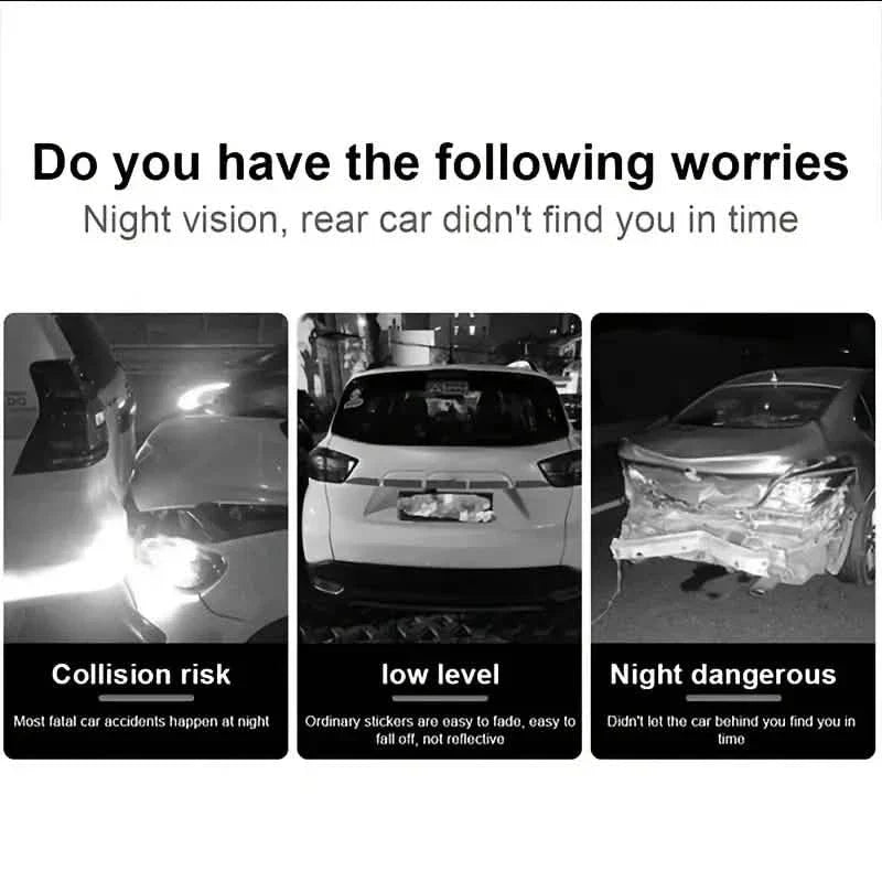 Car Truck Bumper Safety Reflective Warning Strip Stickers by DailySale