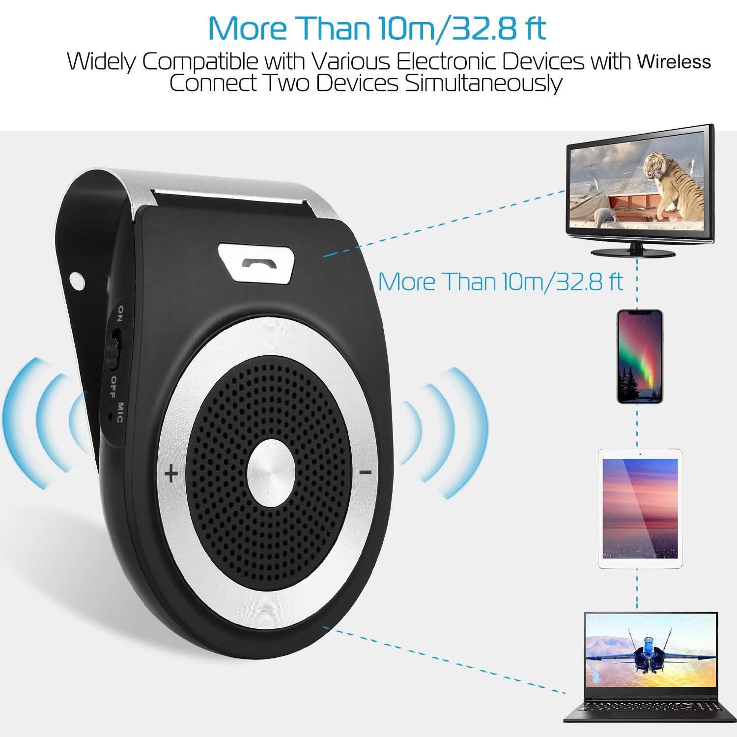 Car Wireless Speakerphone by DailySale