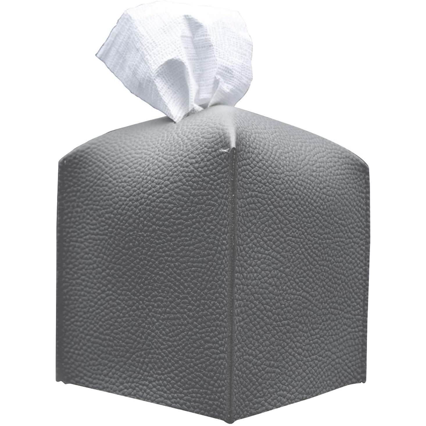 Carrotez Modern PU Leather Square Tissue Box Holder by DailySale