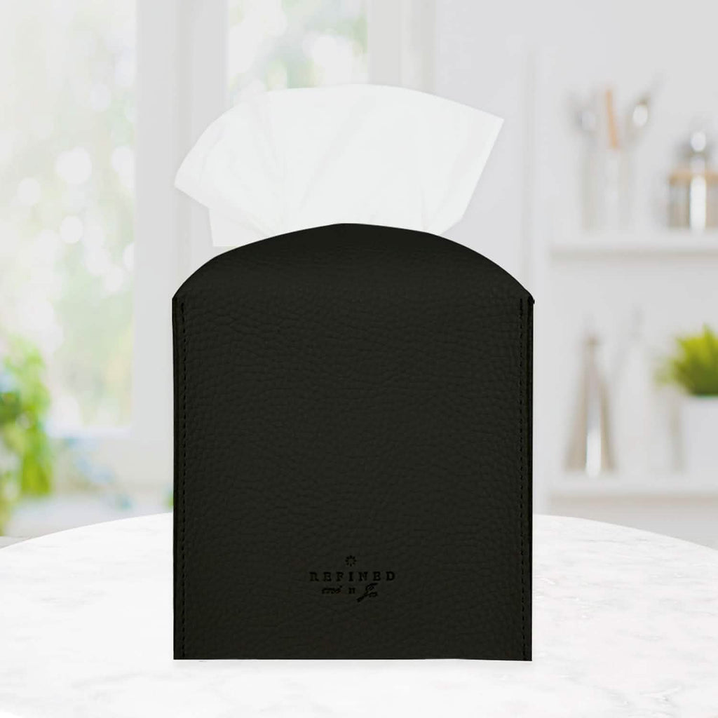 Carrotez Modern PU Leather Square Tissue Box Holder by DailySale