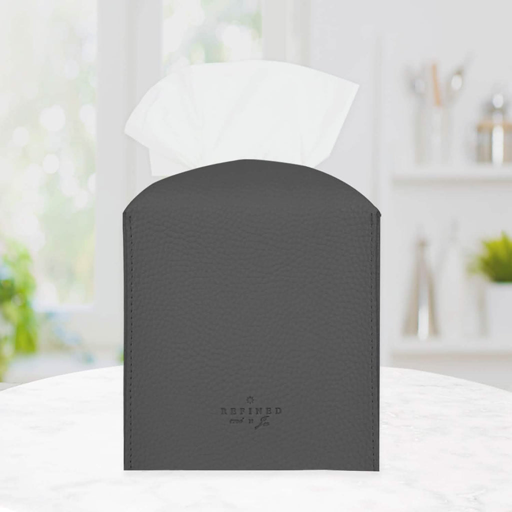 Carrotez Modern PU Leather Square Tissue Box Holder by DailySale