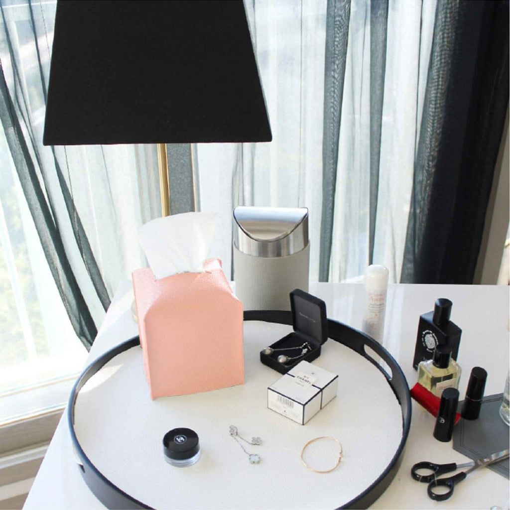Carrotez Modern PU Leather Square Tissue Box Holder by DailySale