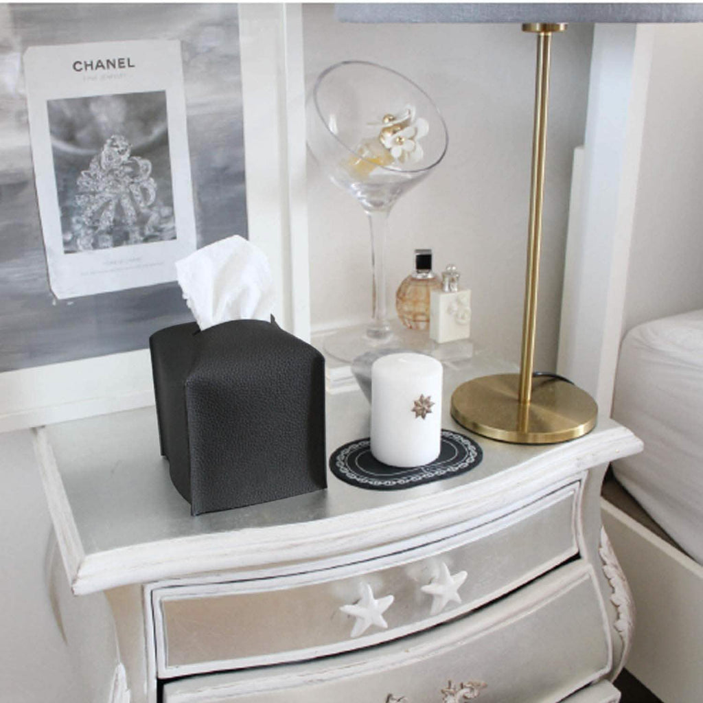Carrotez Modern PU Leather Square Tissue Box Holder by DailySale