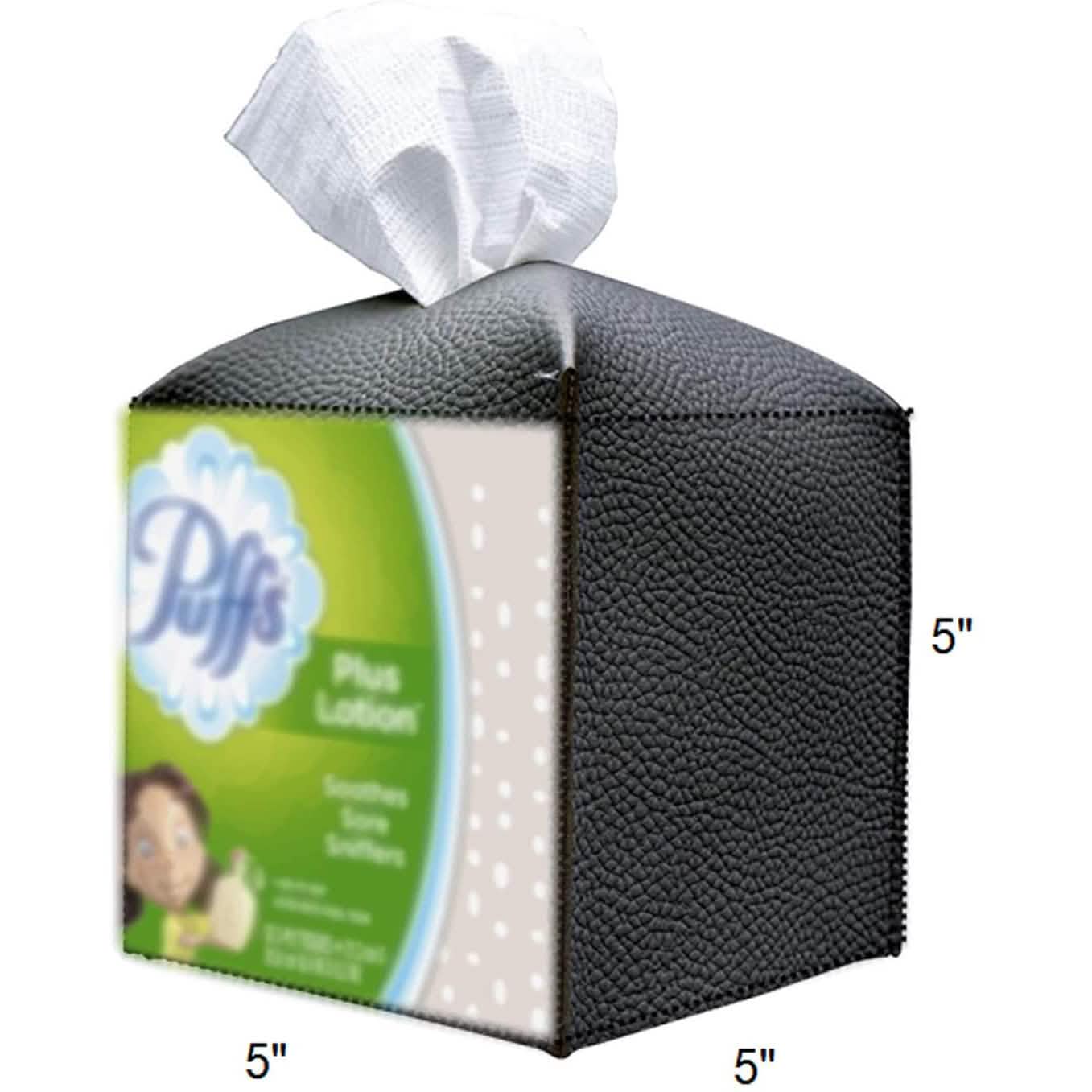 Carrotez Modern PU Leather Square Tissue Box Holder by DailySale