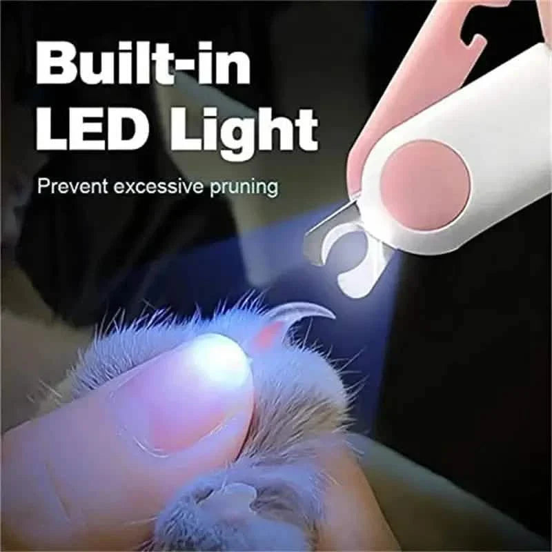 Cat Nail Clipper with LED Light by DailySale