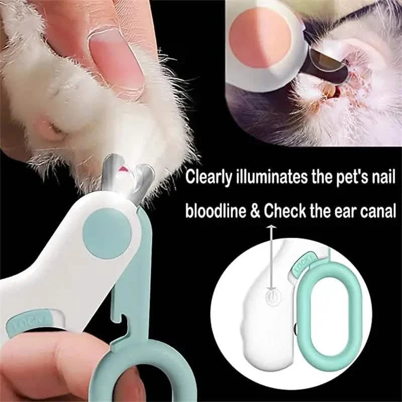 Cat Nail Clipper with LED Light by DailySale
