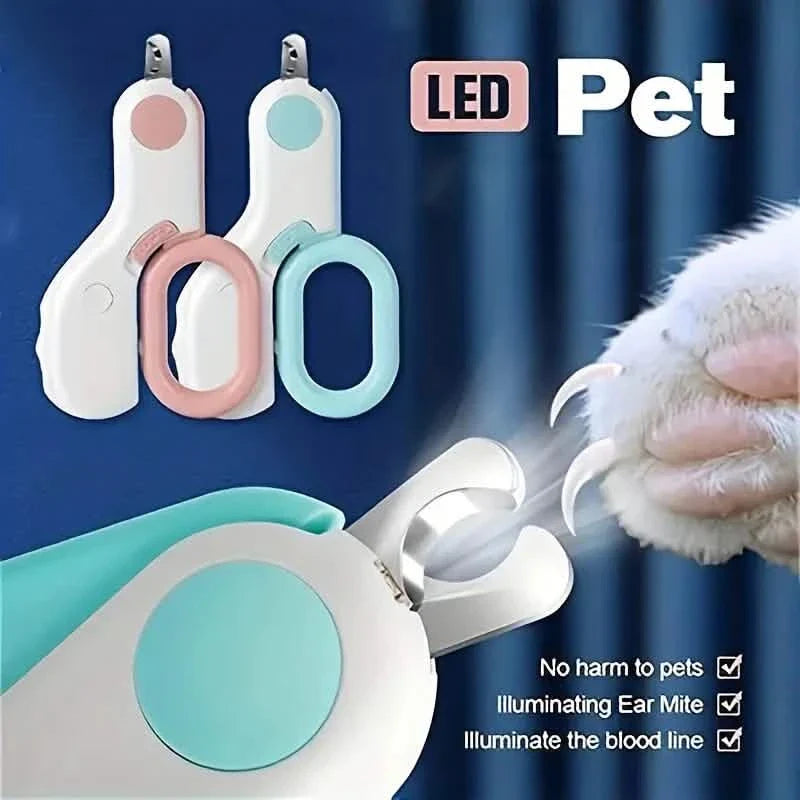 Cat Nail Clipper with LED Light by DailySale