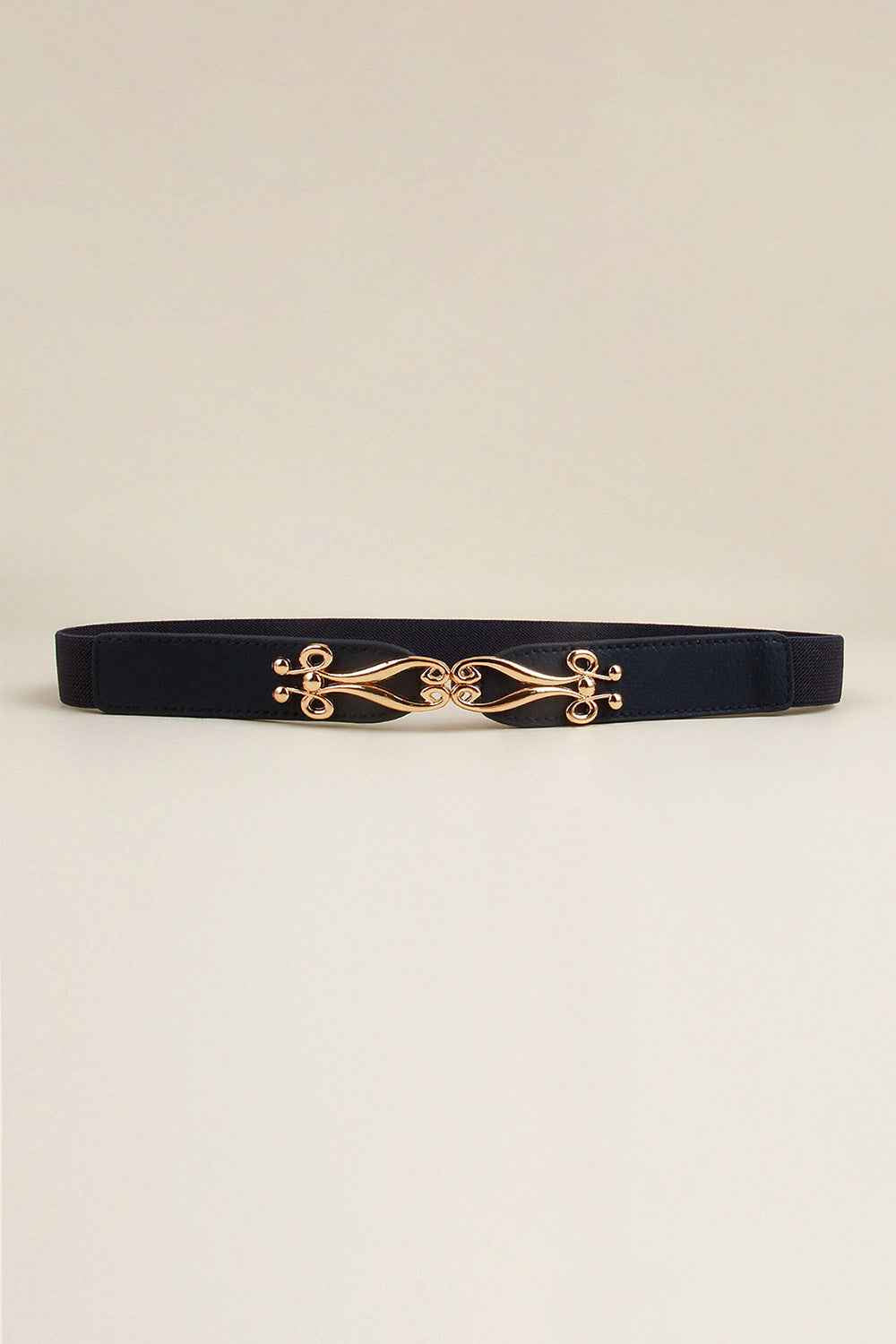 Alloy Buckle Elastic Belt