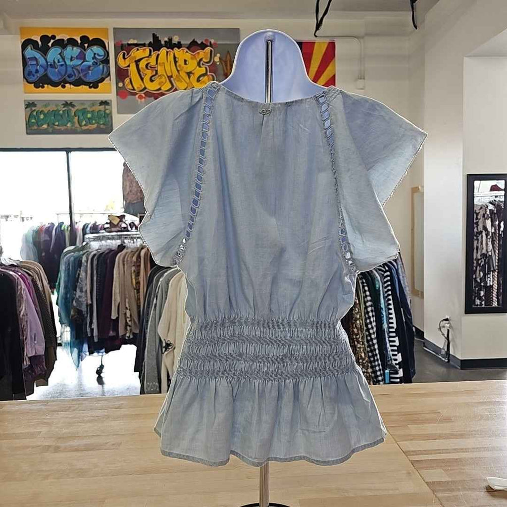 Sam Edelman Size S Blue New Blouse SS