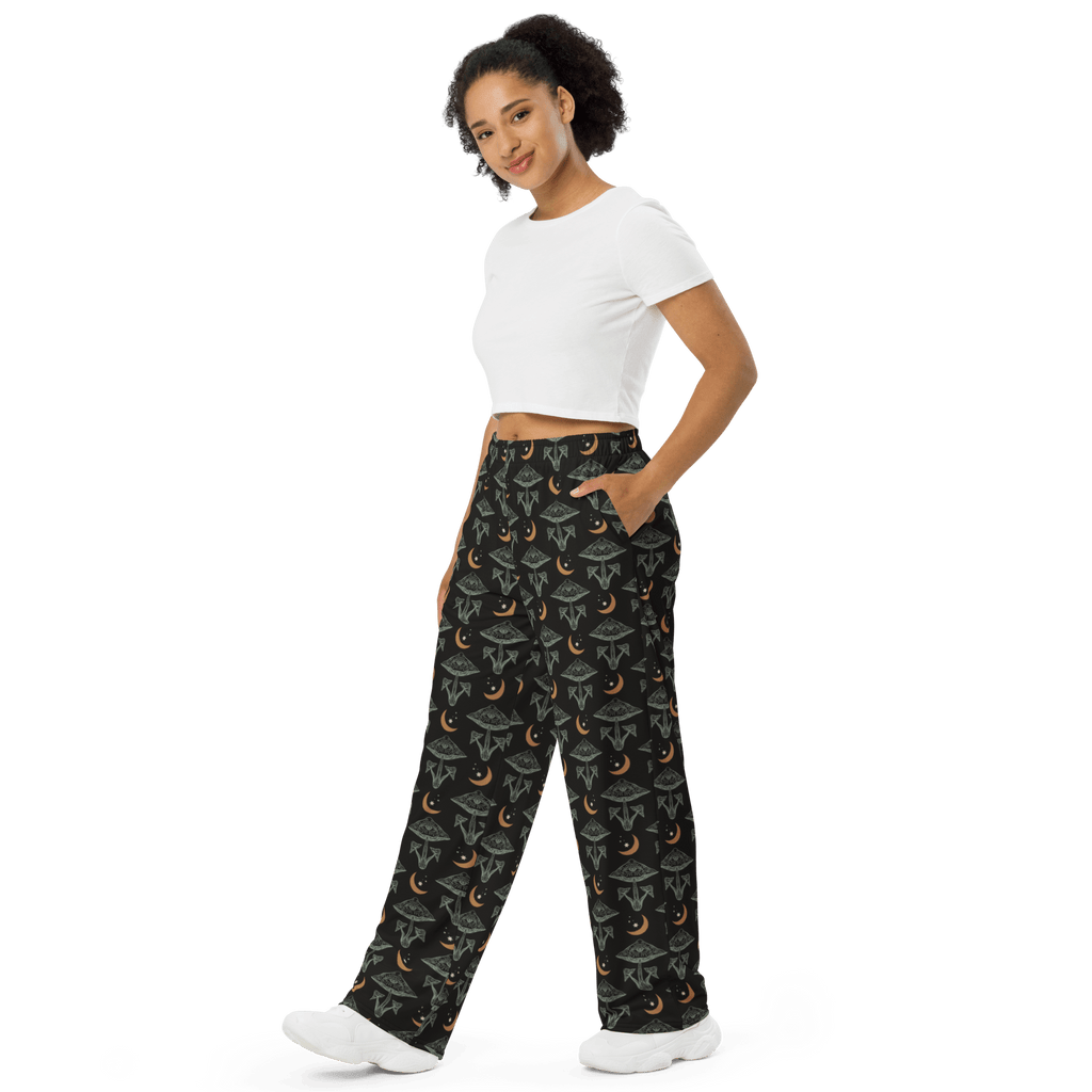 Celestial Shrooms Unisex Lounge Pants by Goth Cloth Co.
