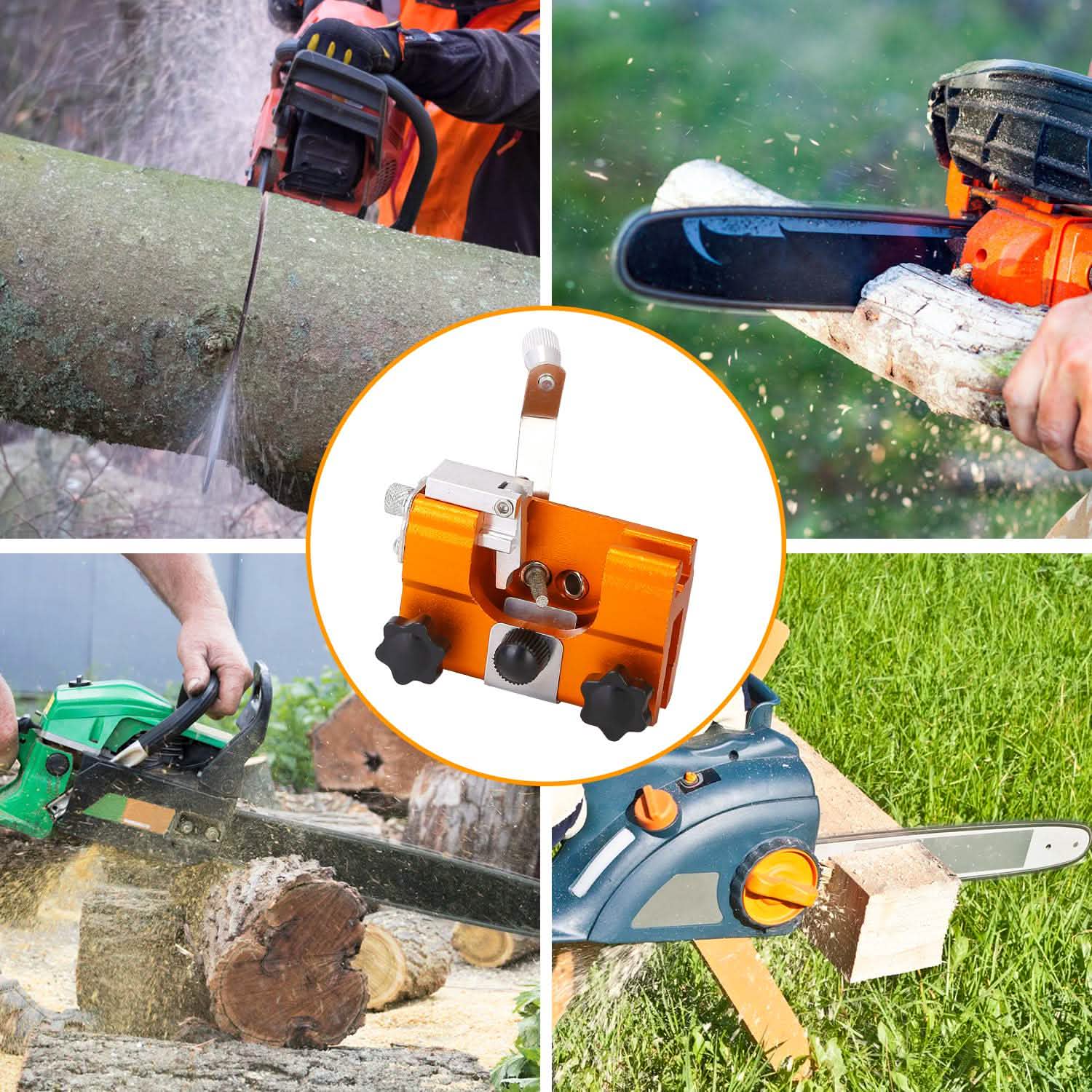 Chainsaw Chain Sharpening Jig Universal by DailySale