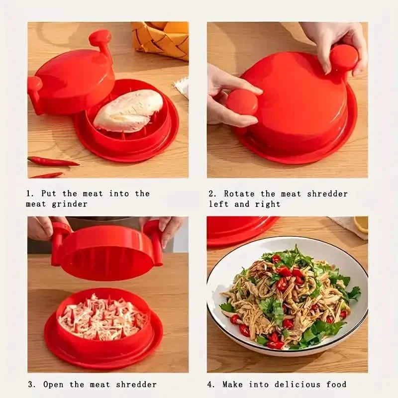 Chicken Breast Shredding Tool Twist with Non-Skid Base by DailySale