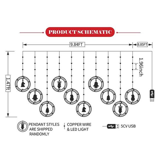 Chiristmas Lights LED Holiday Light by DailySale