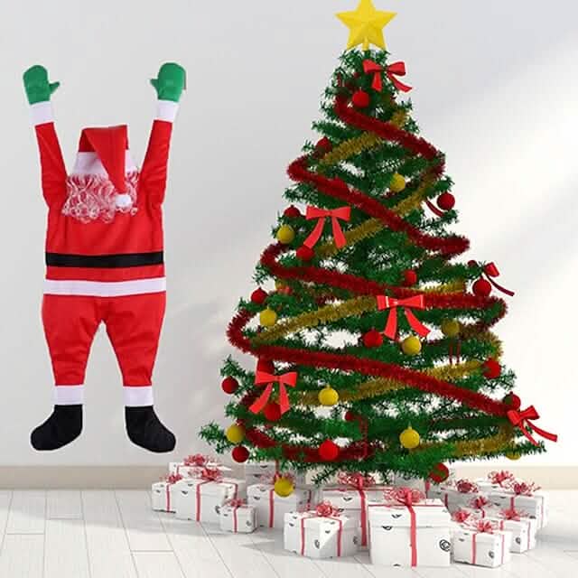 Christmas Climbing Hanging Santa Claus Decor by DailySale