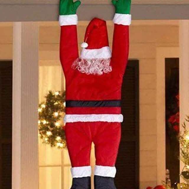 Christmas Climbing Hanging Santa Claus Decor by DailySale