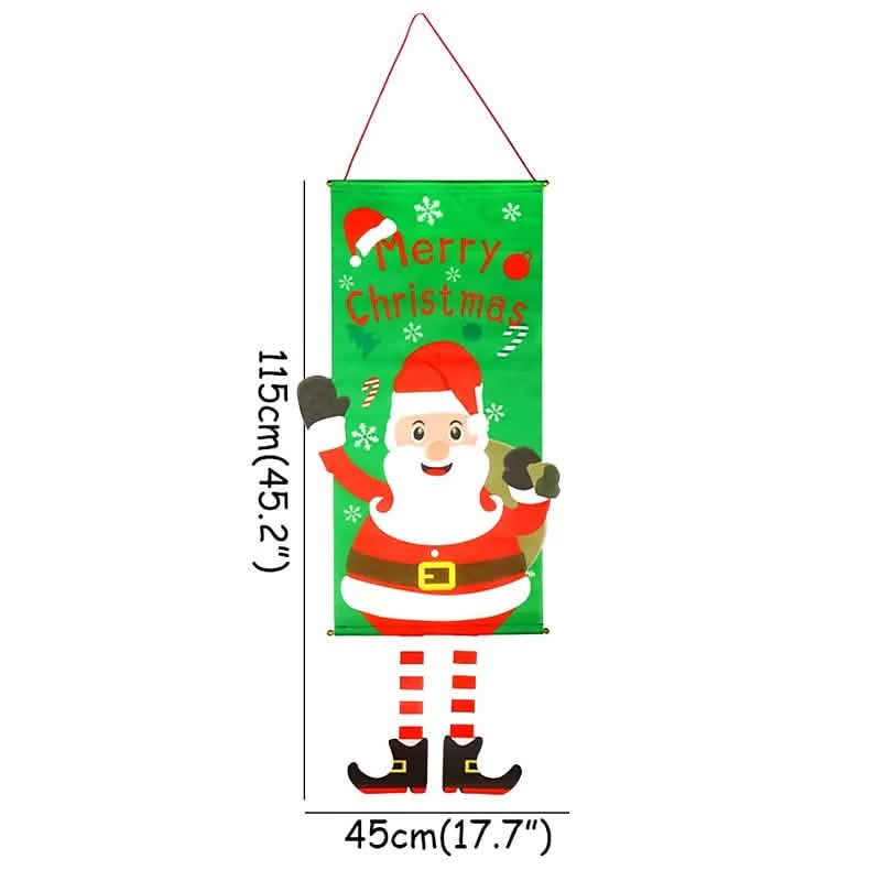Christmas Door Hanging Flag Decor by DailySale