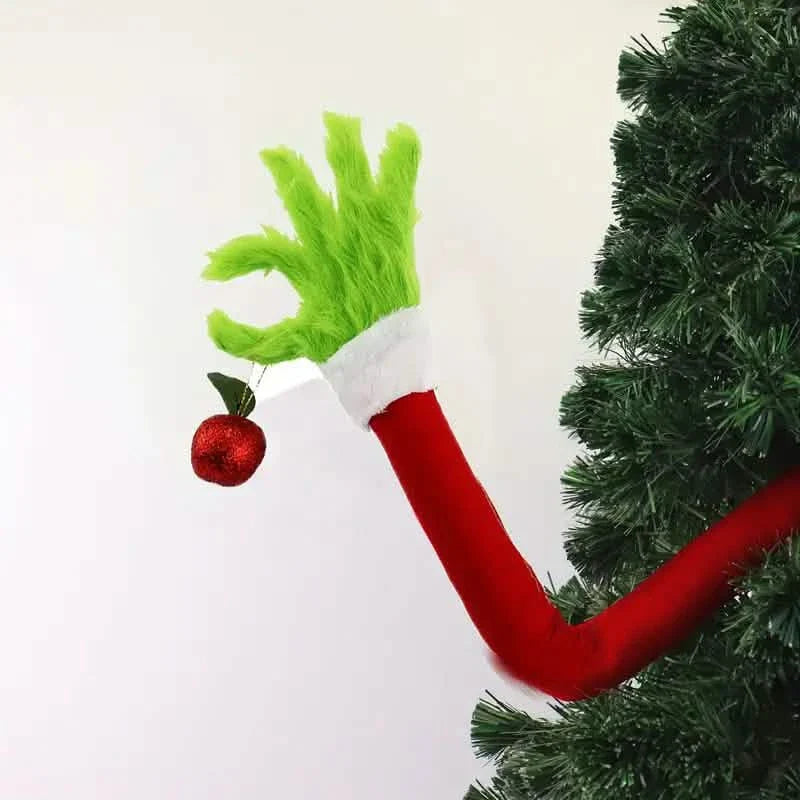 Christmas Poseable Bendable Grinch Furry Elf Decorations by DailySale