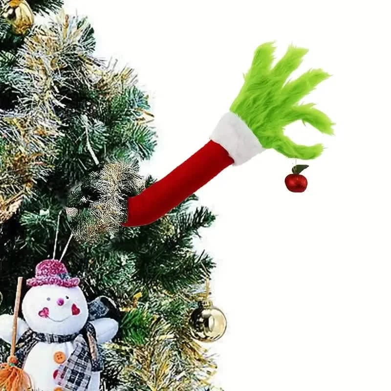 Christmas Poseable Bendable Grinch Furry Elf Decorations by DailySale