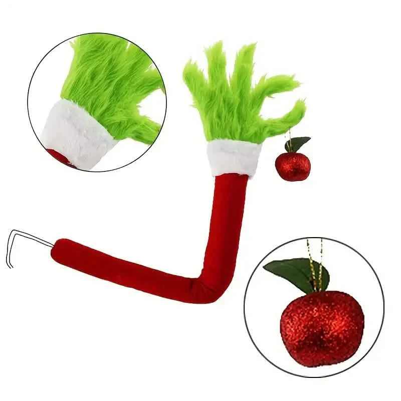 Christmas Poseable Bendable Grinch Furry Elf Decorations by DailySale