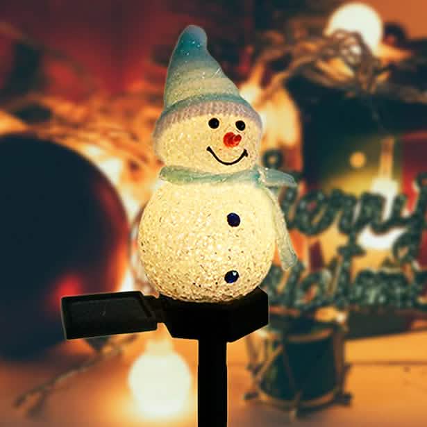 Christmas Snowman Light Solar by DailySale