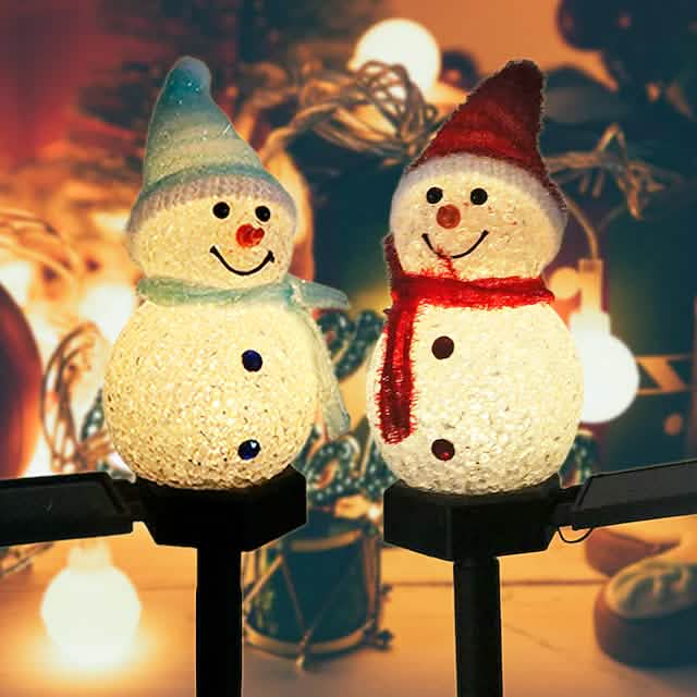 Christmas Snowman Light Solar by DailySale