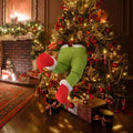 Christmas Thief Stole Burlap Pose by DailySale