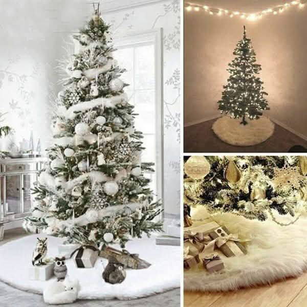 Christmas Tree Skirt Plush Lovely Decorations by DailySale