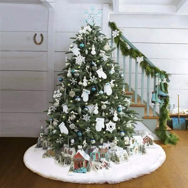 Christmas Tree Skirt Plush Lovely Decorations by DailySale