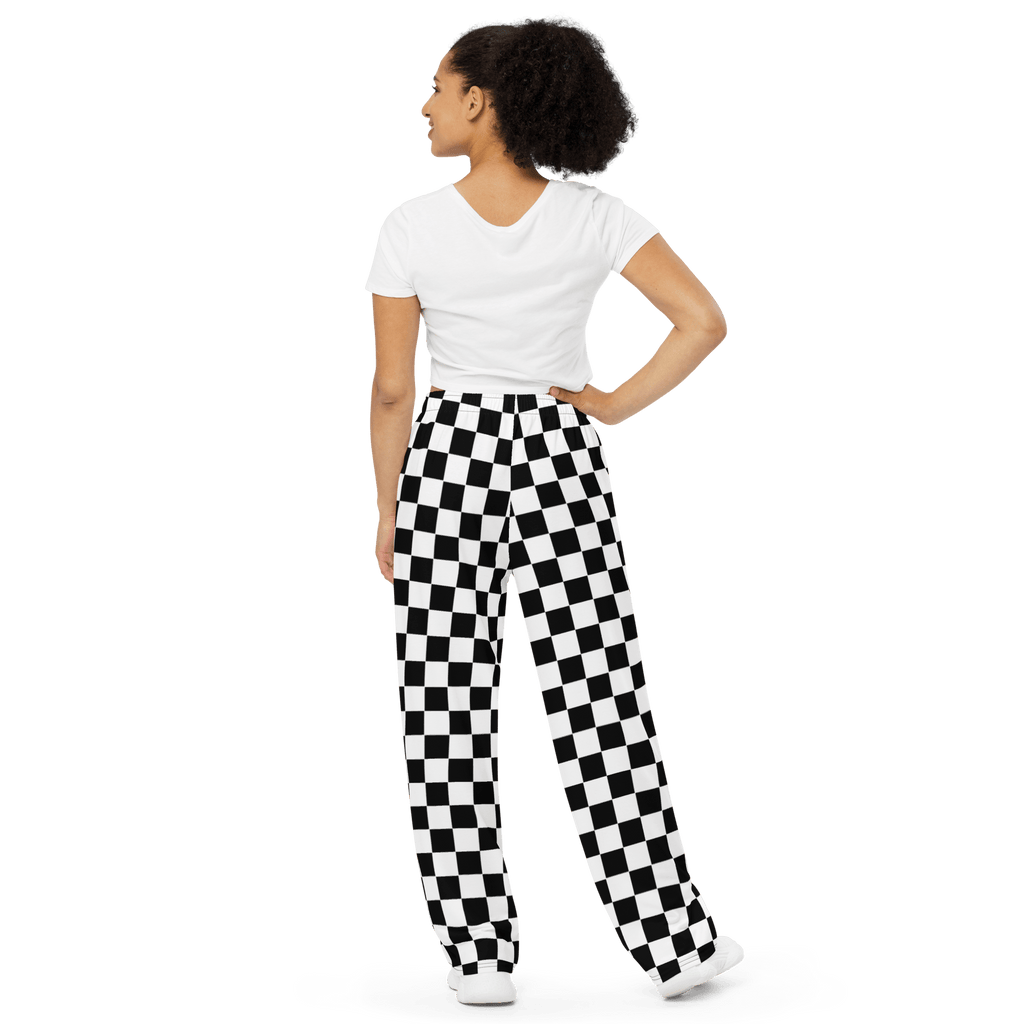 Classic Checkerboard Unisex Lounge Pants by Goth Cloth Co.