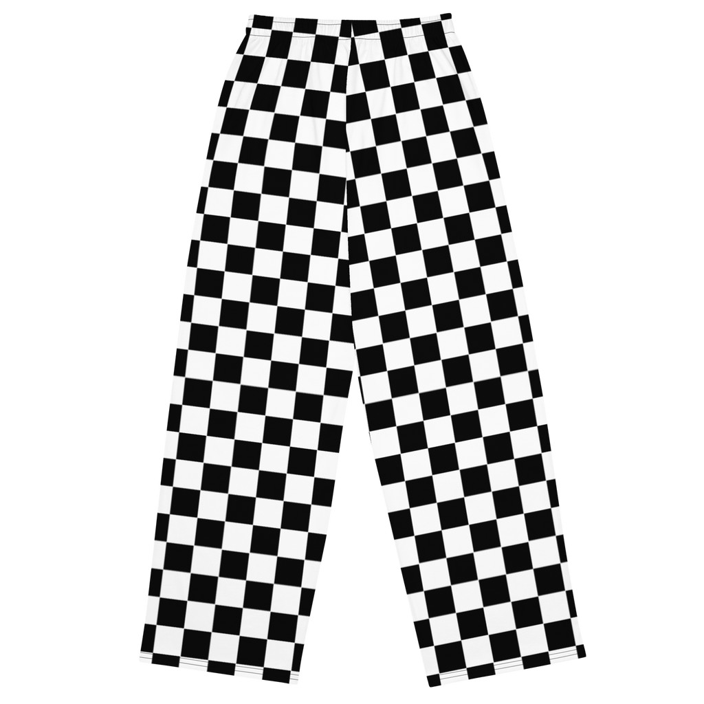Classic Checkerboard Unisex Lounge Pants by Goth Cloth Co.