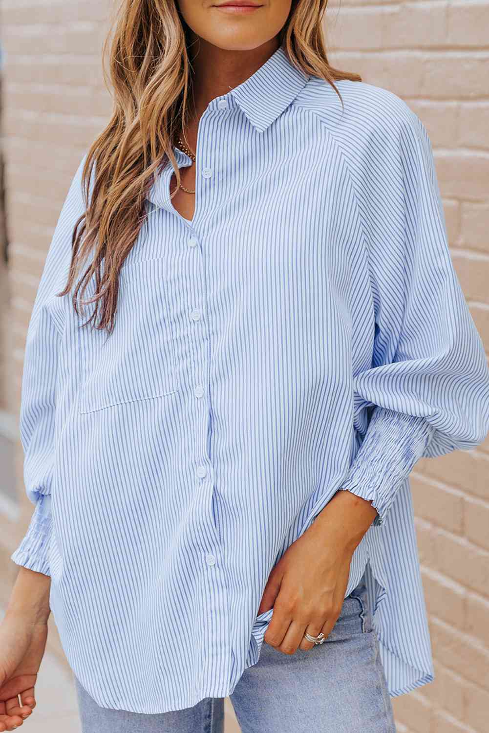 Fernanda Lantern Sleeve Shirt - Goddess Imports Marketplace