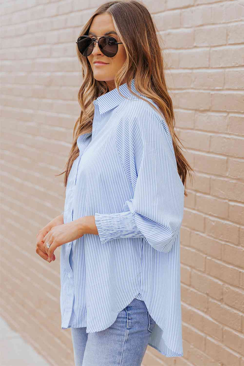 Fernanda Lantern Sleeve Shirt - Goddess Imports Marketplace