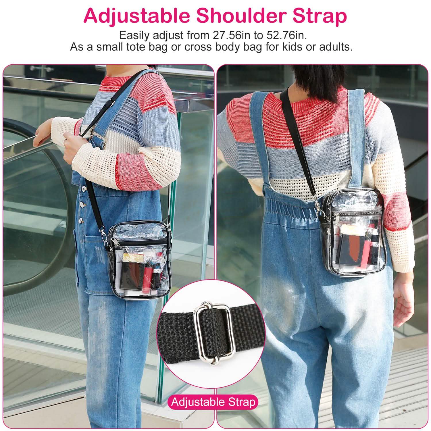 Clear Crossbody Bag Stadium Approved by DailySale