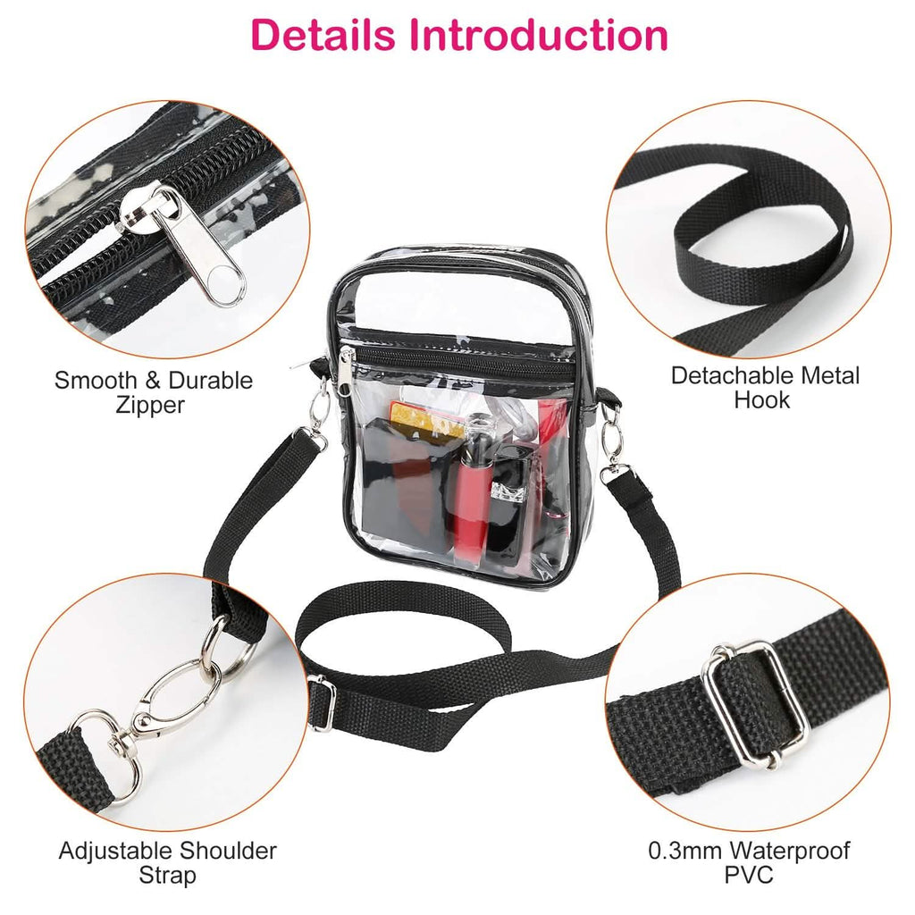 Clear Crossbody Bag Stadium Approved by DailySale