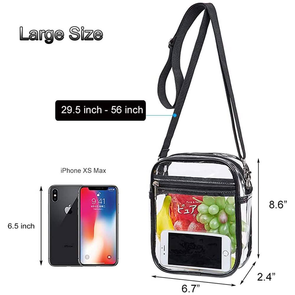 Clear Crossbody Purse Bag by DailySale