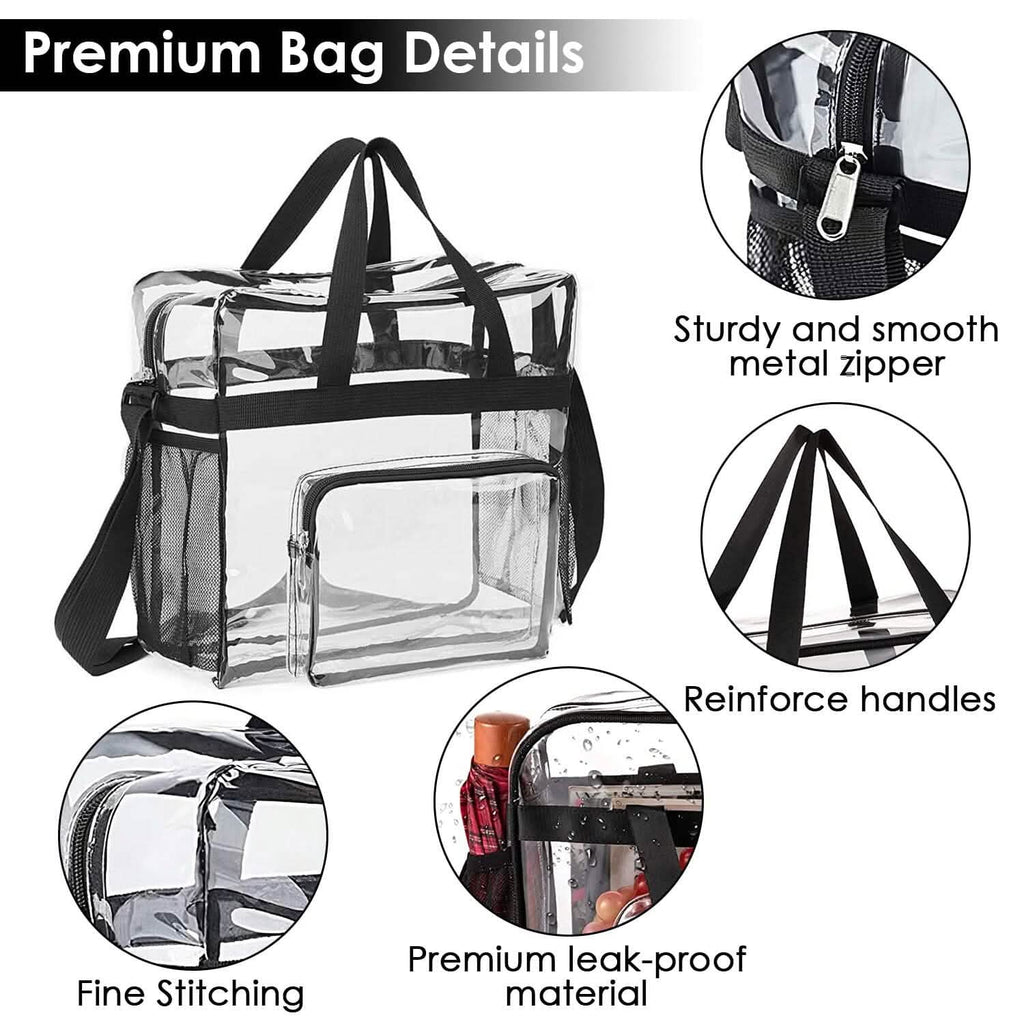 Clear Transparent Shoulder Bag Stadium Approved by DailySale