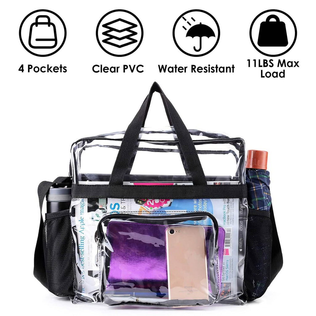 Clear Transparent Shoulder Bag Stadium Approved by DailySale