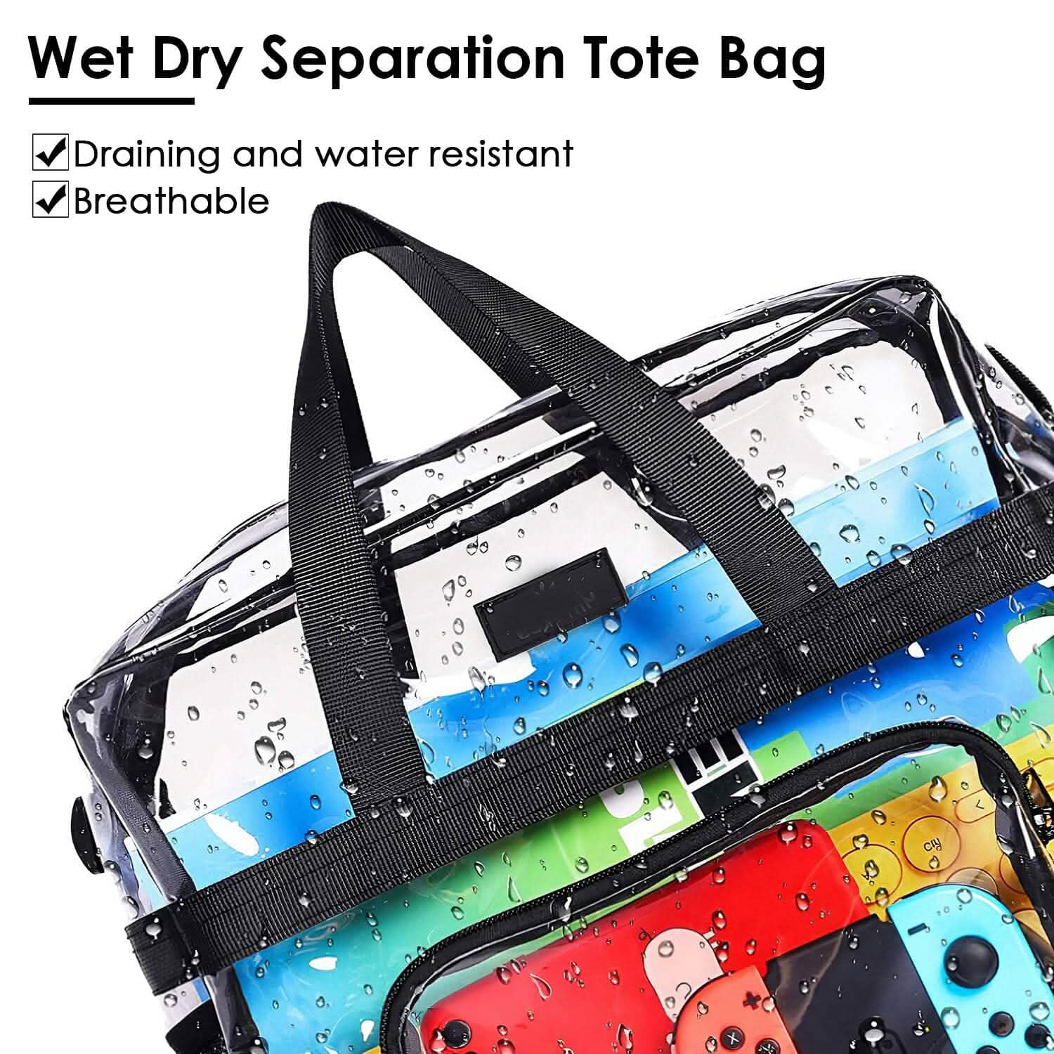 Clear Transparent Shoulder Bag Stadium Approved by DailySale