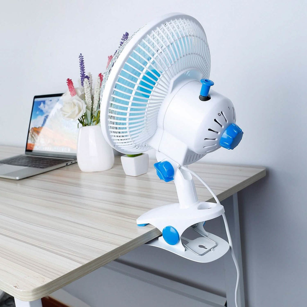 Clip-On 2 Speeds Quiet Clamp Fan by DailySale