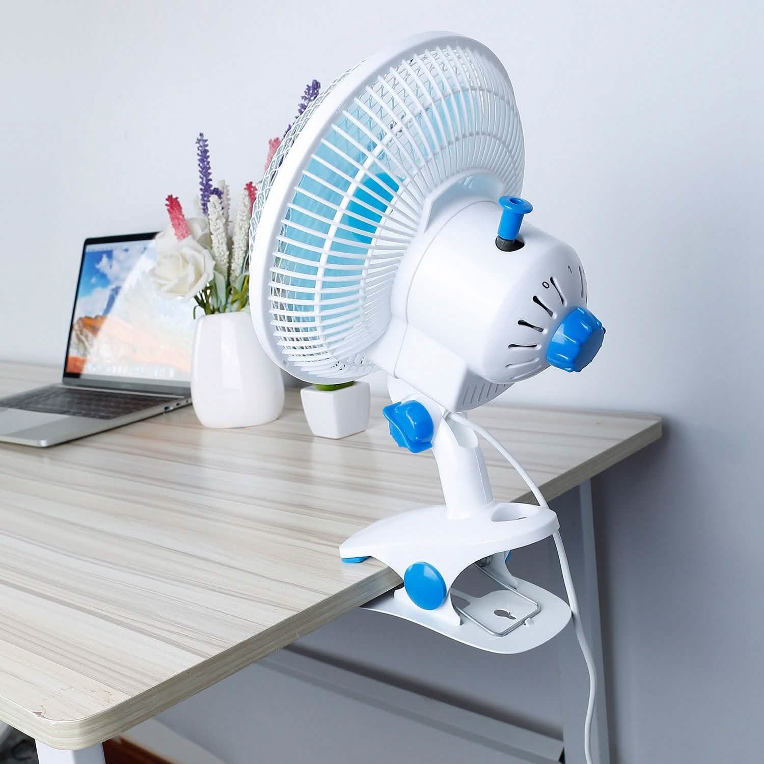 Clip-On 2 Speeds Quiet Clamp Fan by DailySale
