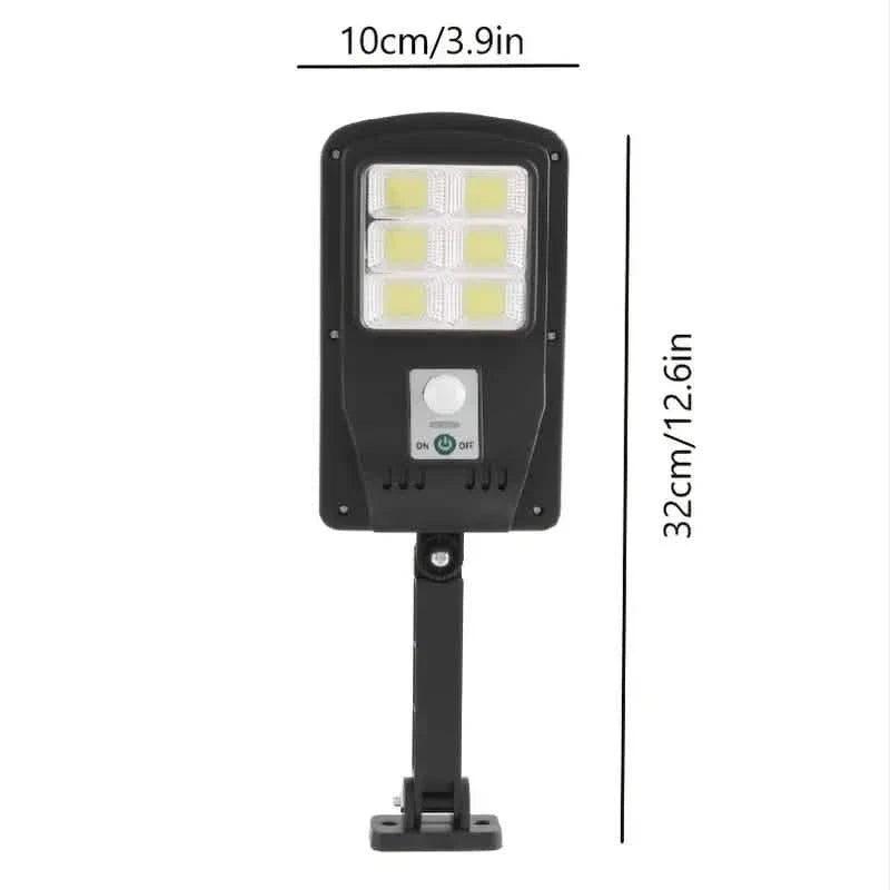 COB Solar Street Lights Remote Control Motion Sensor Security Wall Light with 3 Modes by DailySale