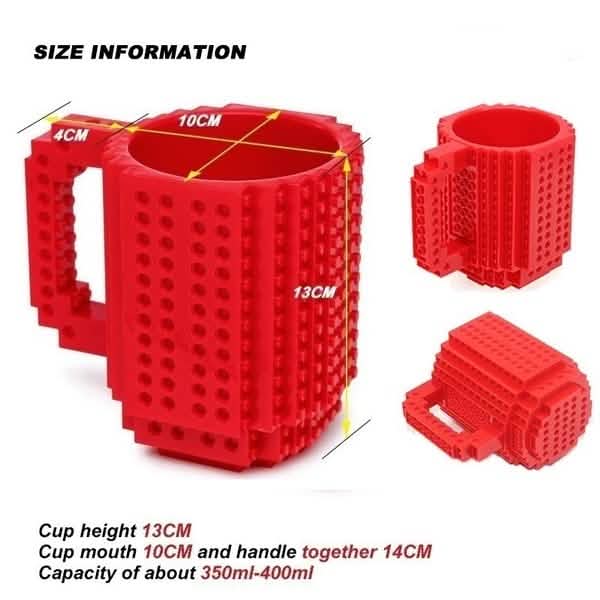 Coffee Cup Building Blocks Mugs by DailySale