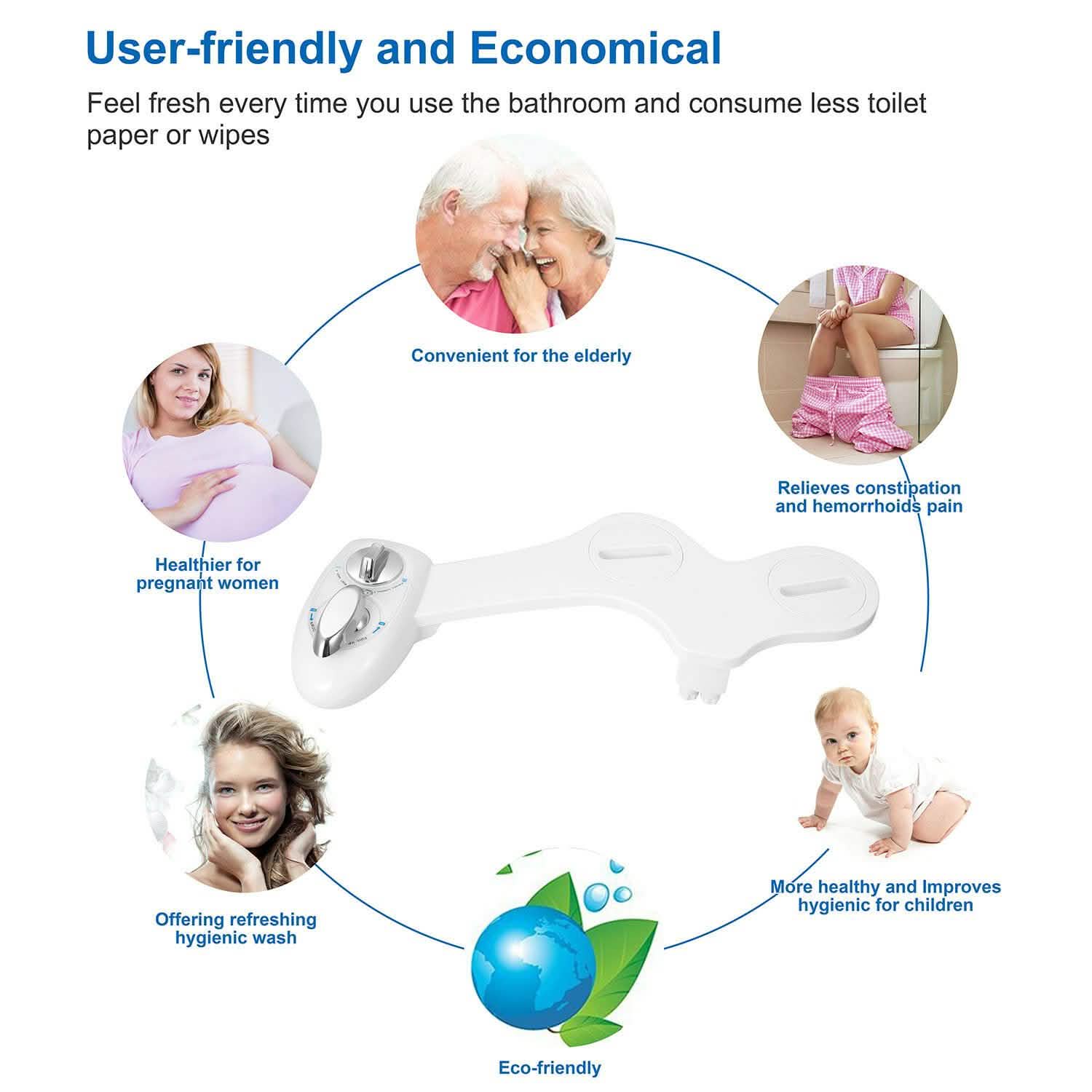 Cold Water Spray Bidet Self-Cleaning by DailySale