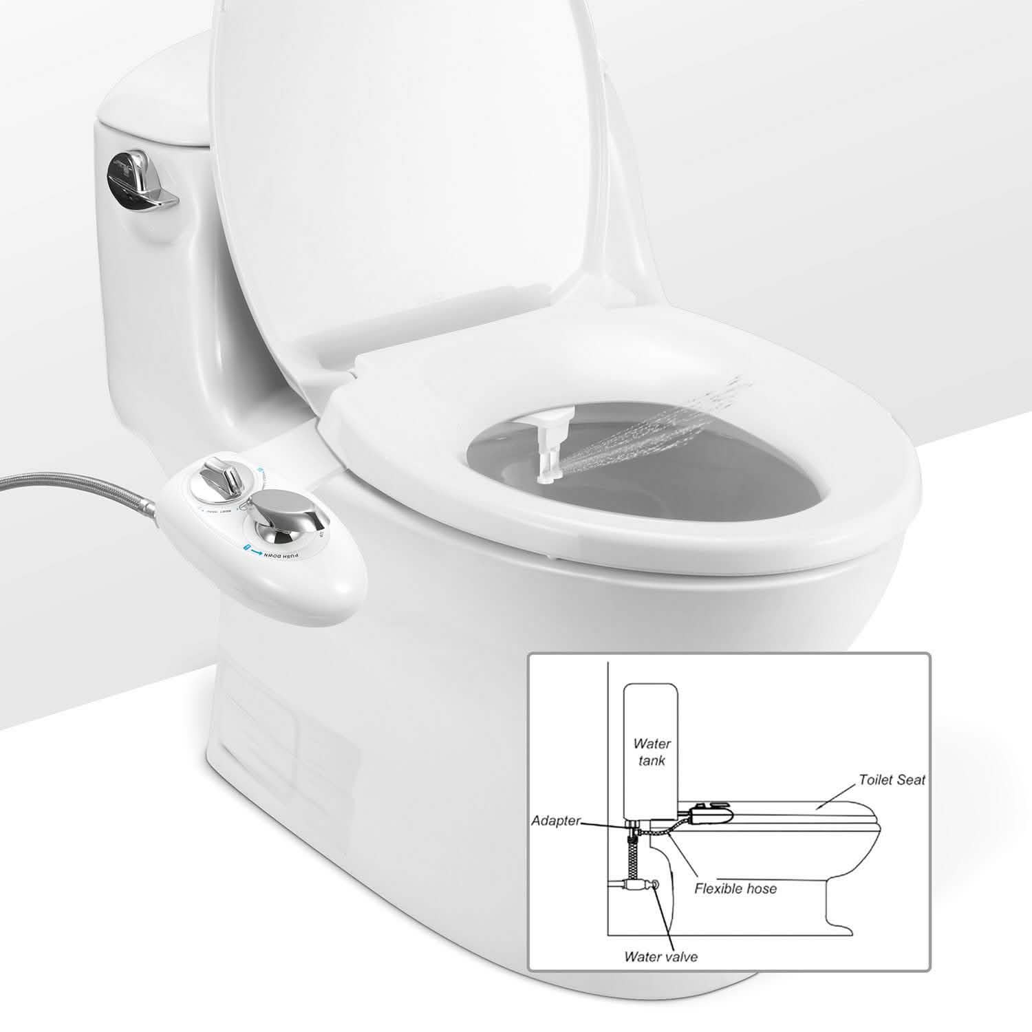 Cold Water Spray Bidet Self-Cleaning by DailySale