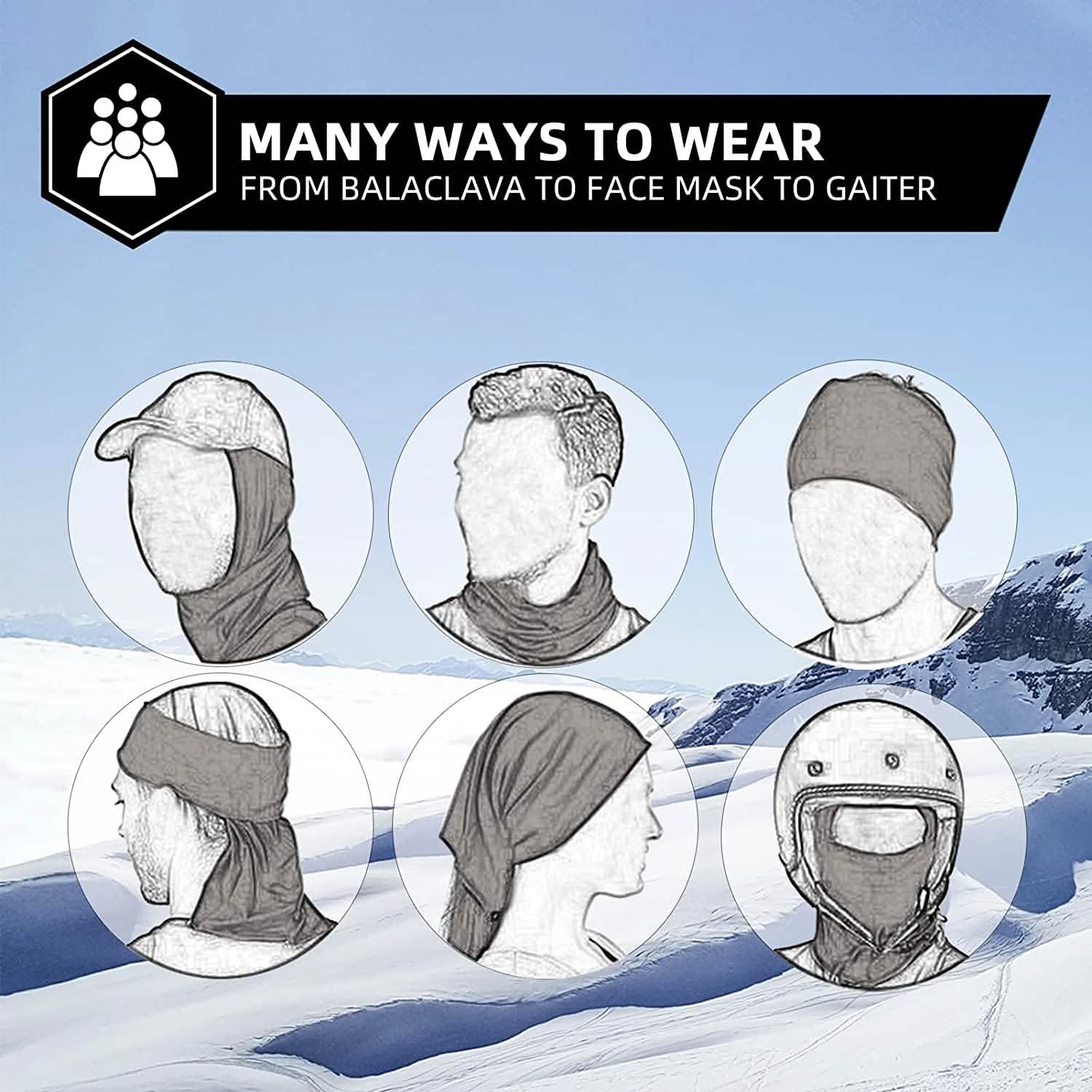 Cold Weather Ski Mask for Men by DailySale
