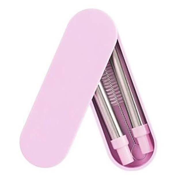 Collapsable Telescopic Reusable Drinkable Straw by DailySale