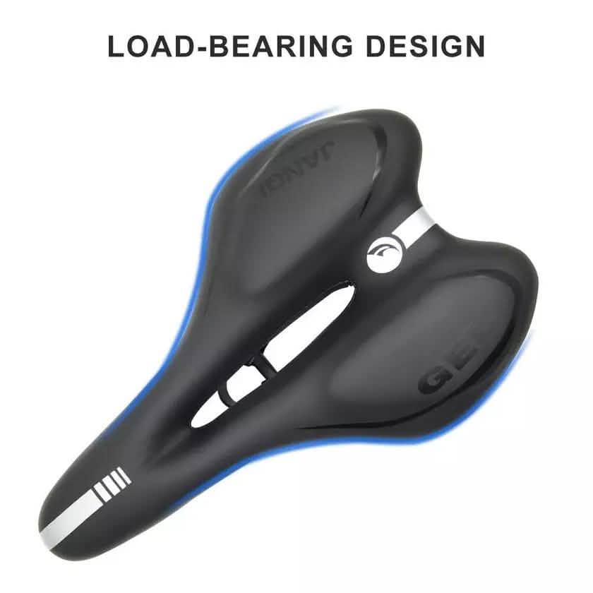 Comfortable Bike Seat - Bicycle Saddle Padded Waterproof by DailySale