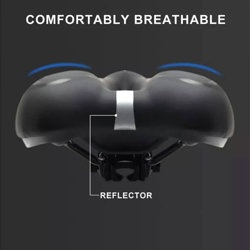 Comfortable Bike Seat - Bicycle Saddle Padded Waterproof by DailySale